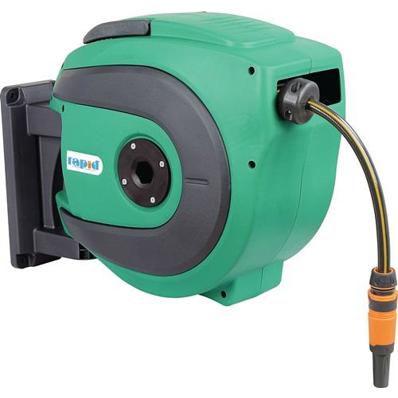 Schlauchaufroller für Druckluft - 20m, Gehäuse Kunststoff, SCS-System, Ausgang 3/8 AG, RAPID Schlauchaufroller für Druckluft - 20m, Gehäuse Kunststoff, SCS-System, Ausgang 3/8 AG, RAPID