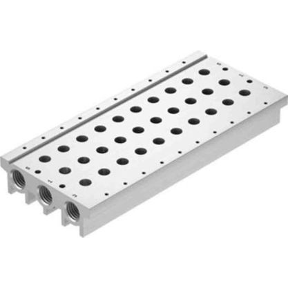 Aluminium Ventilverteiler - 16 Stationen - Anschluss G3/8 Aluminium Ventilverteiler - 16 Stationen - Anschluss G3/8