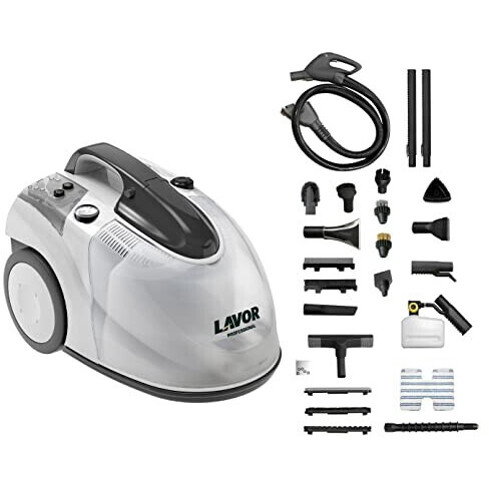 Lavor Professional Dampfreiniger GV Egon VAC 4.1 Plus – Hochleistungs-Dampfreiniger für gründliche Reinigung
