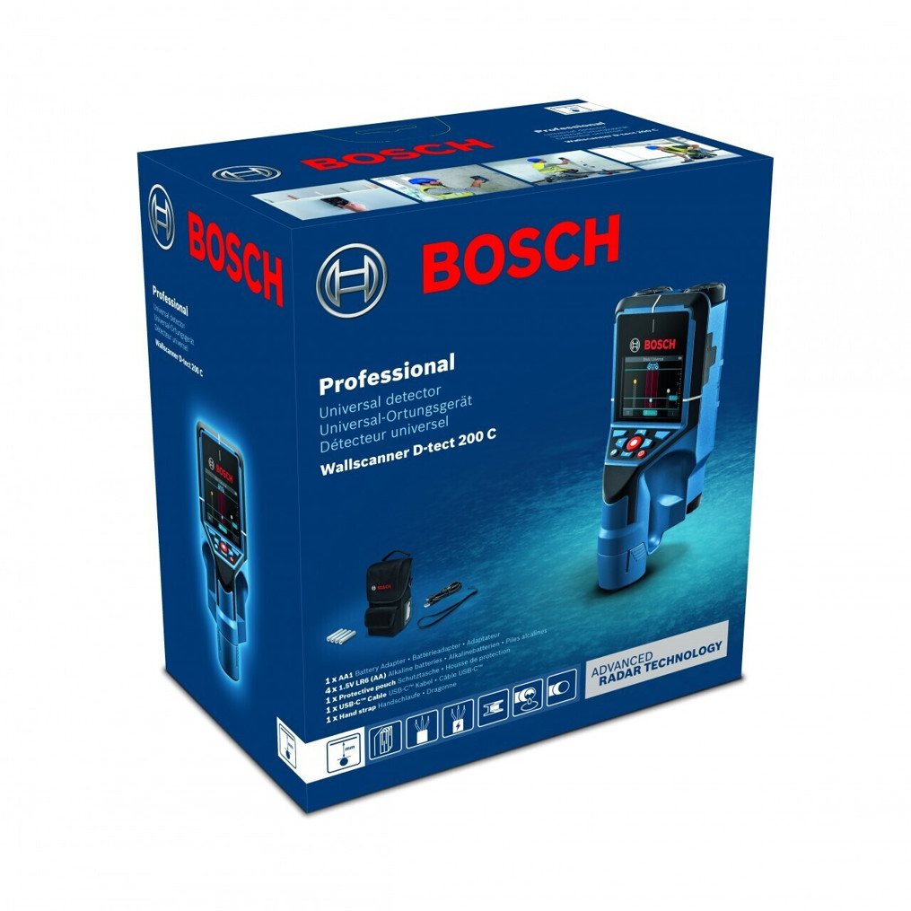 Bosch D-tect 200 C - Ortungsgerät (0601081600) Bosch D-tect 200 C - Ortungsgerät (0601081600)