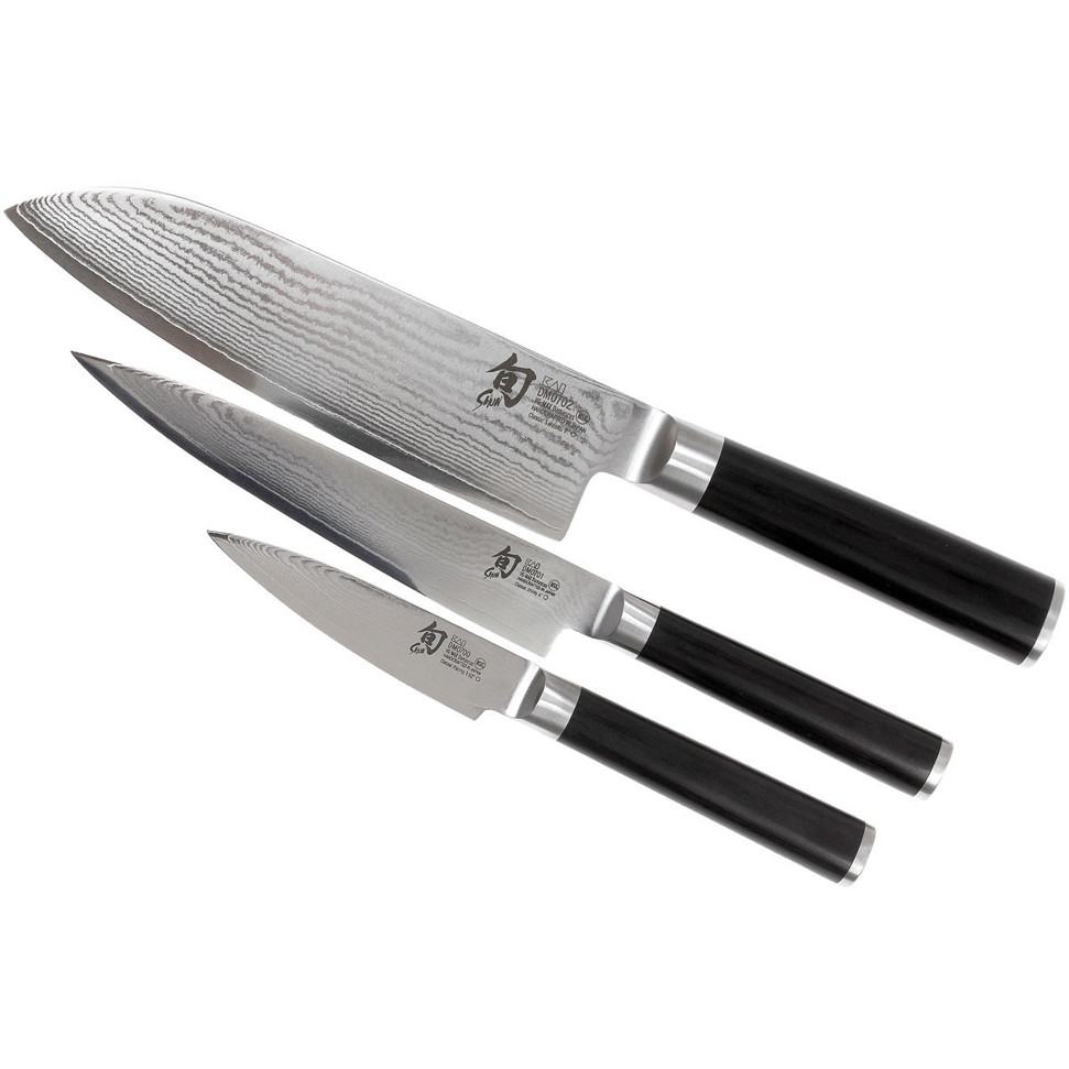 KAI Shun Classic 3-teiliges Santoku Messerset (DMS-310)