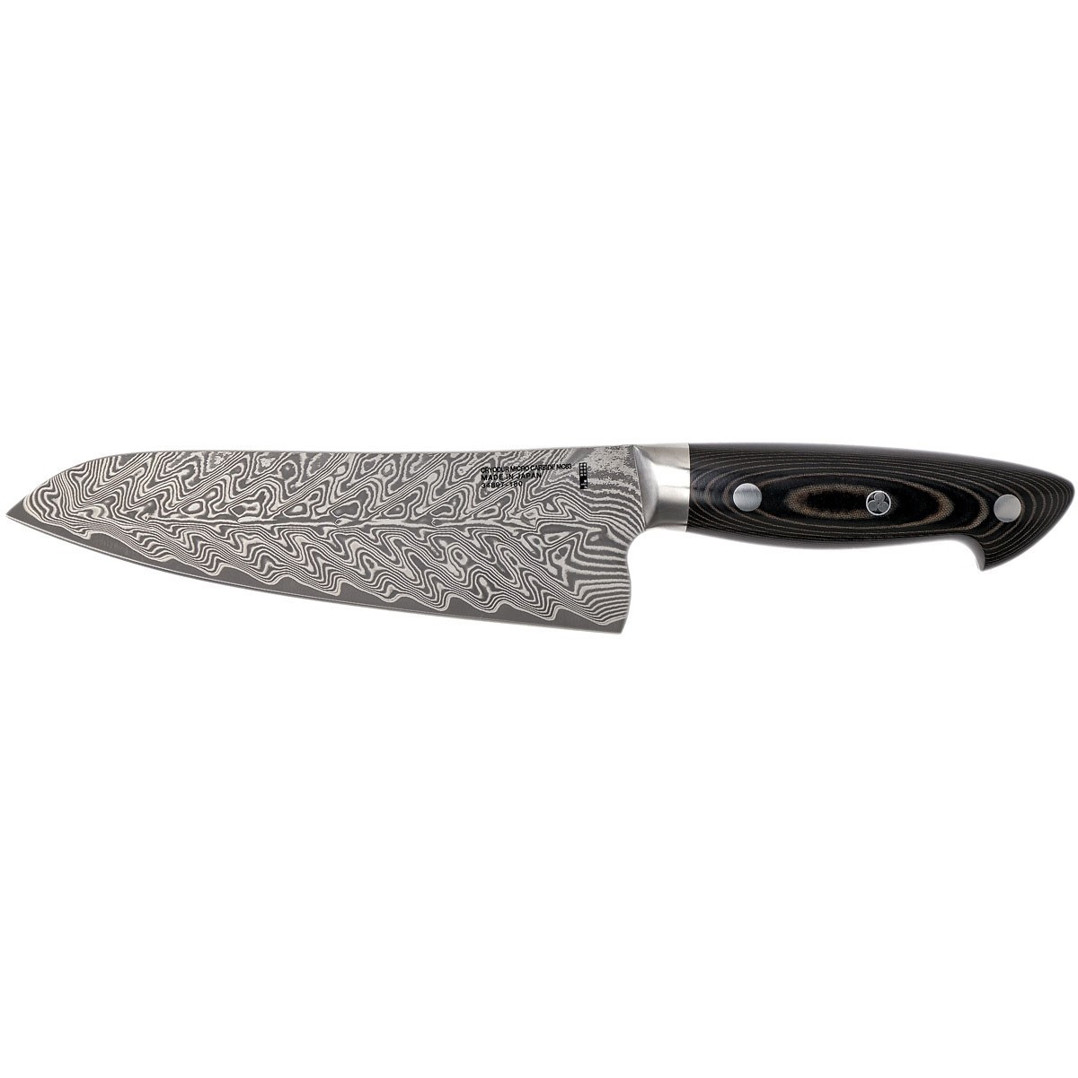 ZWILLING Bob Kramer Euro Santokumesser - 18 cm Edelstahlmesser für präzises Schneiden