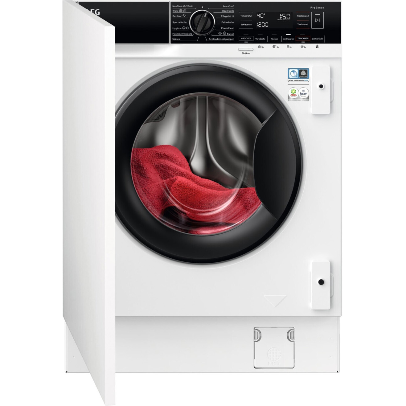 AEG LWR8WI7680 Waschtrockner - Effiziente 2-in-1-Lösung für Ihr Zuhause