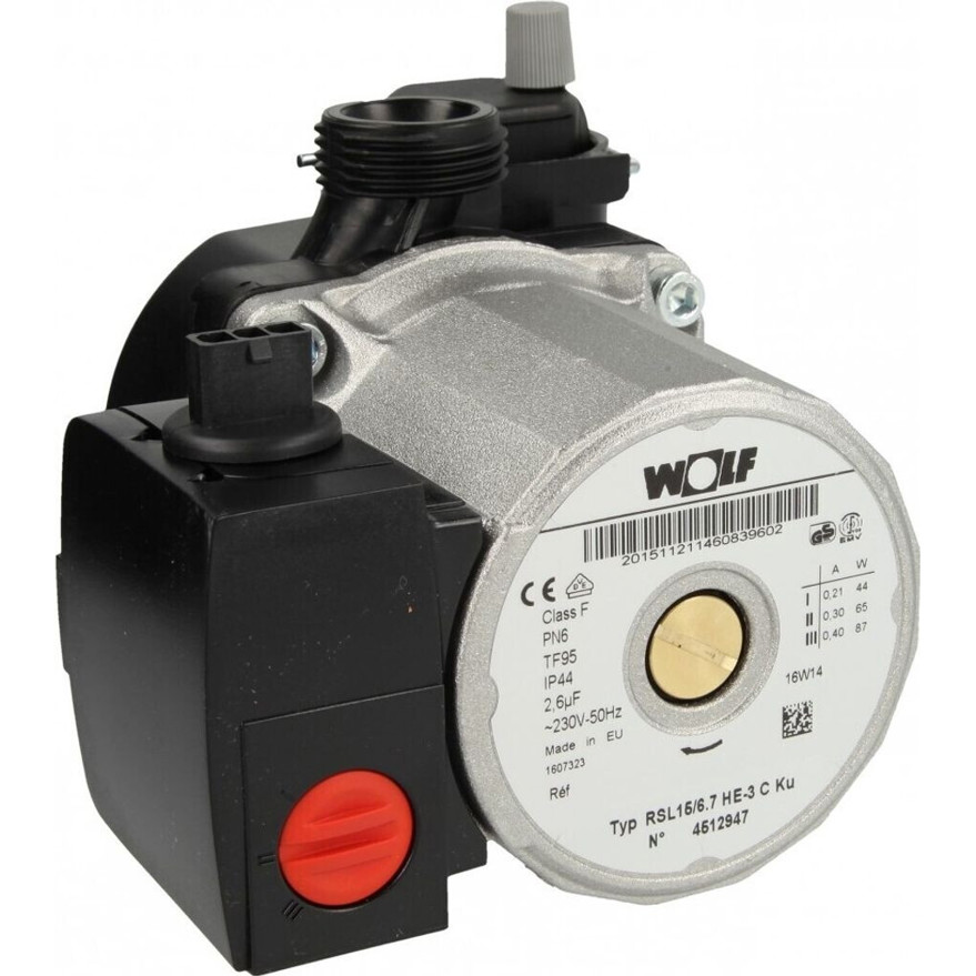 Wolf 3-Stufige Ersatz-Heizkreispumpe für CGB/CGW/CGS 24 kW (8602721) – Heizungszubehör