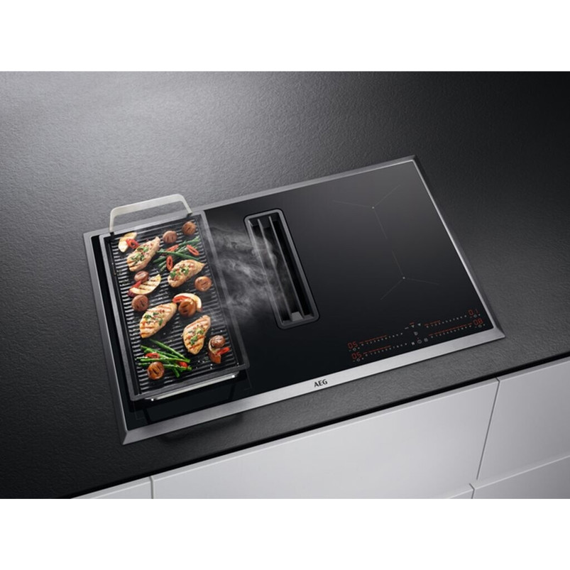 AEG CCE84543XB Induktion Kochfeld - 4 Kochzonen, TouchControl, Edelstahl