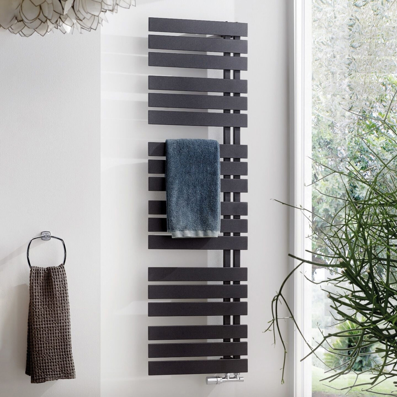 HSK Yenga Heizkörper - Graphit-Schwarz (1800 x 500 mm)