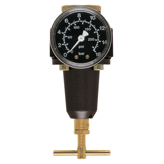 Druckminderer G3/8 | 0,5 – 10 bar | Knebel mit Manometer Druckminderer G3/8 | 0,5 – 10 bar | Knebel mit Manometer