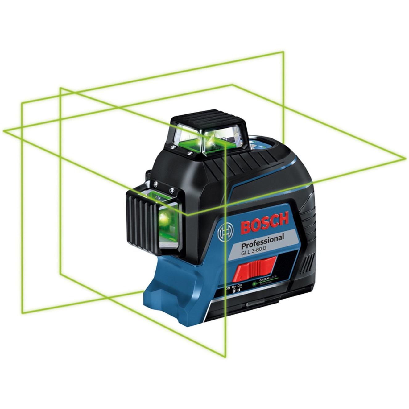Bosch GLL 3-80 G Professional - Präziser Baulaser für exakte Messungen (0 601 063 Y00) Bosch GLL 3-80 G Professional - Präziser Baulaser für exakte Messungen (0 601 063 Y00)