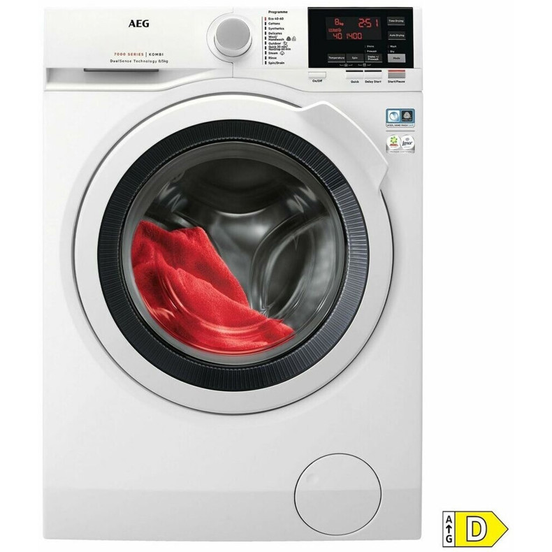 AEG Waschtrockner L7WBG851 – 2-in-1 Waschmaschine mit Trocknerfunktion, energieeffizient und platzsparend
