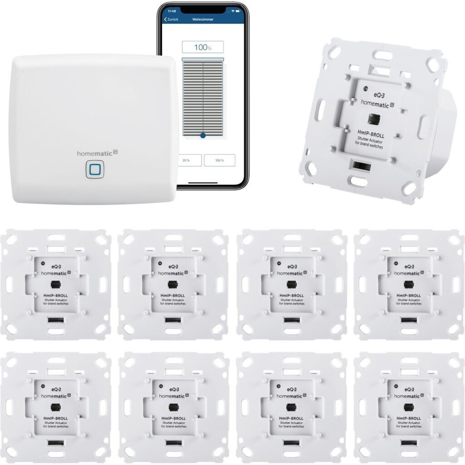 Homematic IP Access Point 244210F Set – Rolllädensteuerung (9er Set)