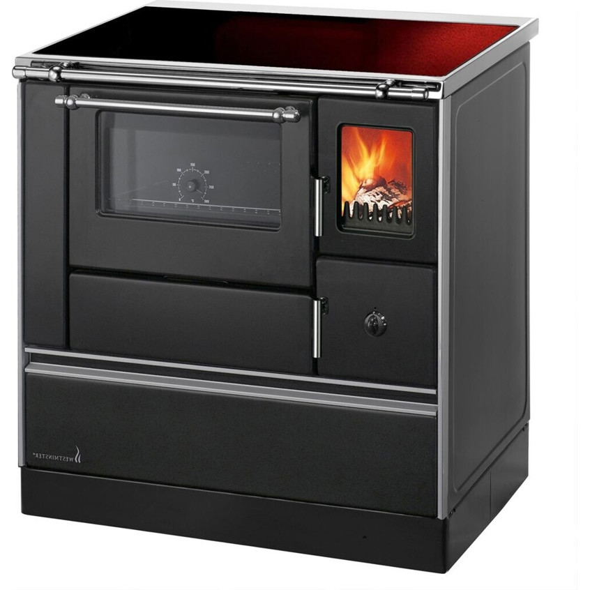 Wamsler K 176 F/A 90 Glaskeramik Küchenofen - Schwarz, Links