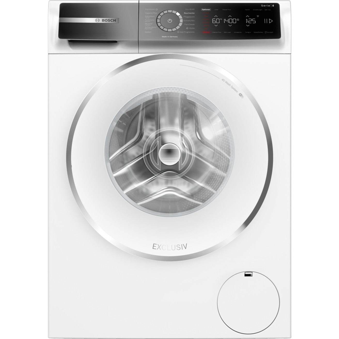 Bosch WGB244090 - Frontlader Waschmaschine mit 8 kg Fassungsvermögen und EcoSilence Drive