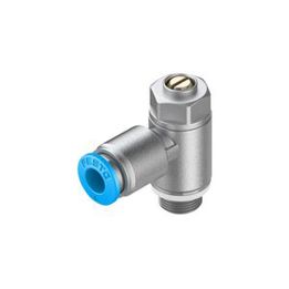 Drosselventil mit Schlitzschraube G1/8" QS-6 – Druckbereich 20kPa bis 1MPa, Durchflussrate 185L/min