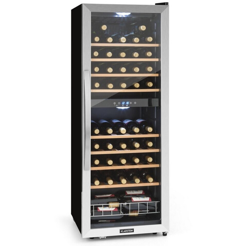 Klarstein Vinamour 54 Duo – Eleganter Weinkühlschrank für 54 Flaschen