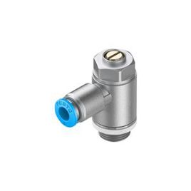 Drosselventil G 1/4" QS-6 20kPa bis 1MPa 400L/min Drosselventil G 1/4" QS-6 20kPa bis 1MPa 400L/min
