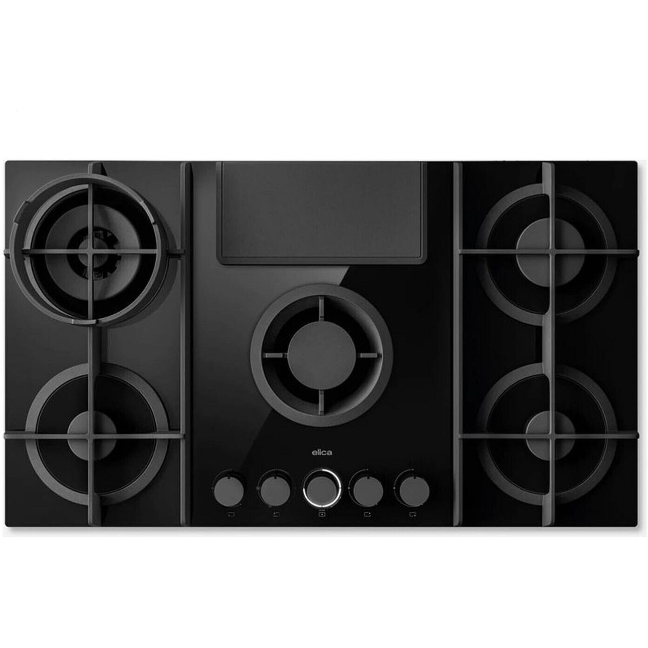 Elica NikolaTesla Flame Evo Kochfeld - Schwarz 88 cm