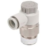 Durchflussregler - Außengewinde M5 | Rohr-Ø 6mm | 1 MPa (Betrieb) | 1.5 MPa (Dichtigkeit) Durchflussregler - Außengewinde M5 | Rohr-Ø 6mm | 1 MPa (Betrieb) | 1.5 MPa (Dichtigkeit)