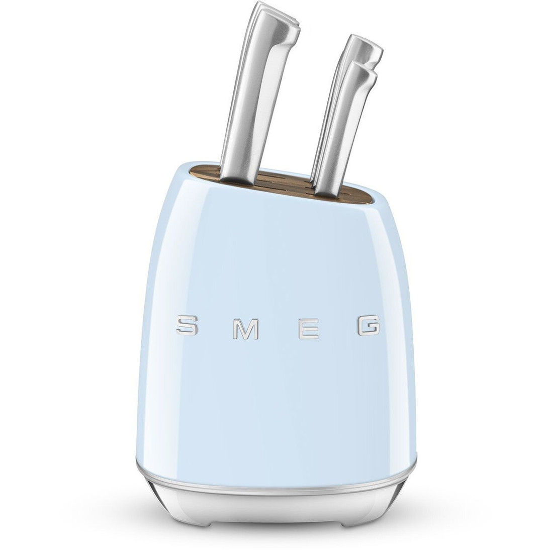 Smeg 50's Style Messerblock in Pastellblau Smeg 50's Style Messerblock in Pastellblau