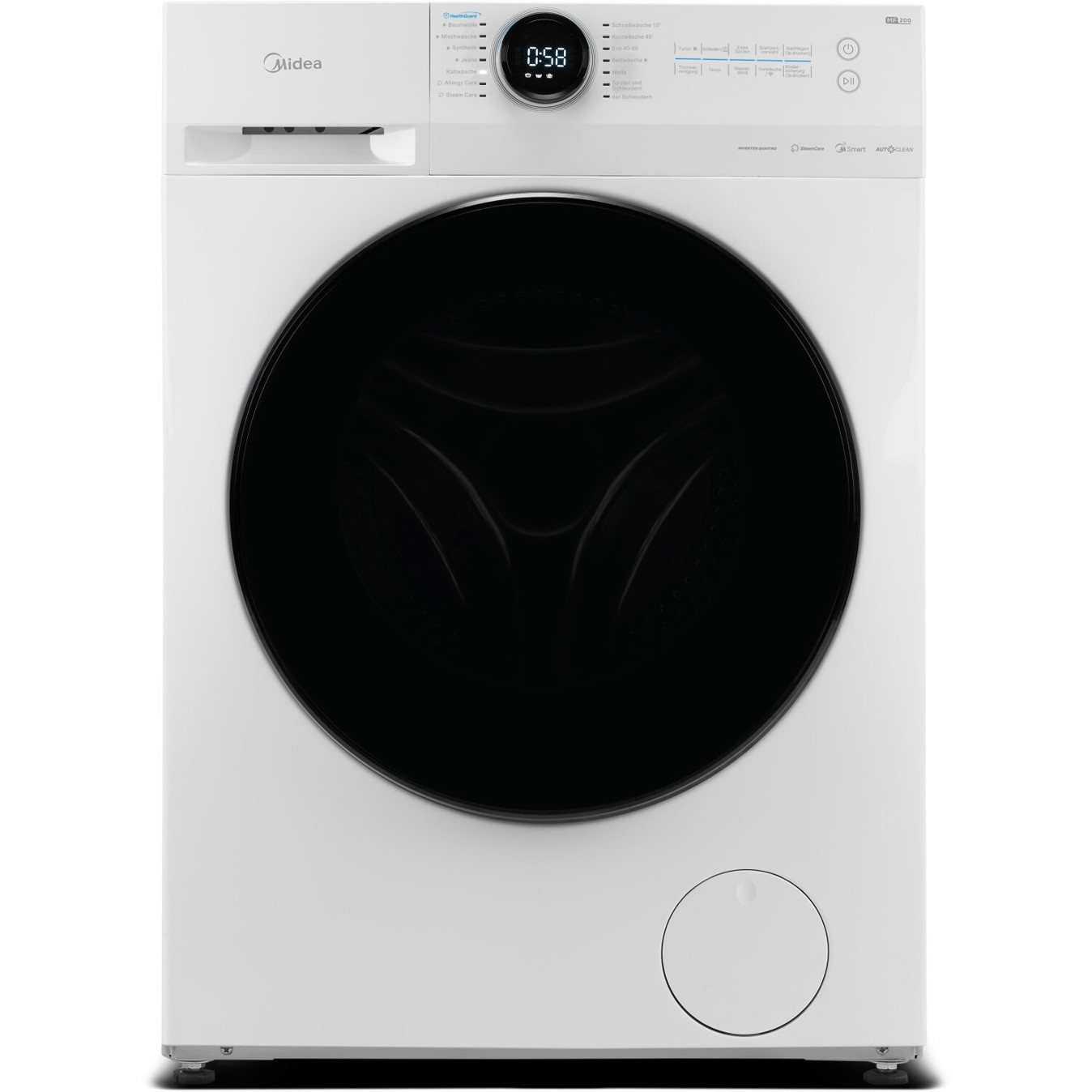 Midea MF200W100WB-14A Frontlader Waschmaschine - Energieeffizient & Kompakt Midea MF200W100WB-14A Frontlader Waschmaschine - Energieeffizient & Kompakt