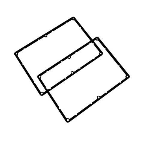 Silikondichtung Schwarz 172 mm für Serie 1550E und 1550ESGASKET